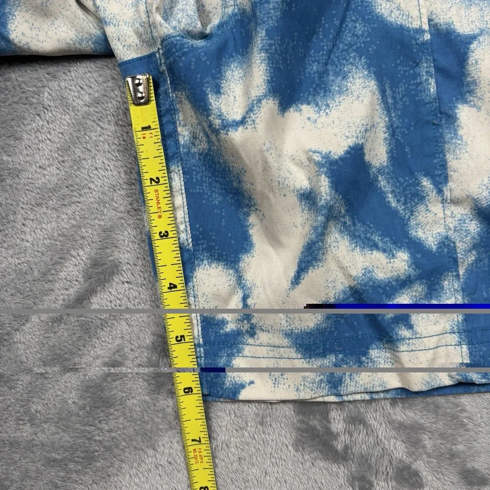 The North Face Printed Class V Pull-On Shorts Blue White H4291 Men's Size Small